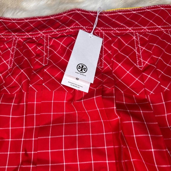 Tory Burch Red Plaid skirt - Picture 5 of 5